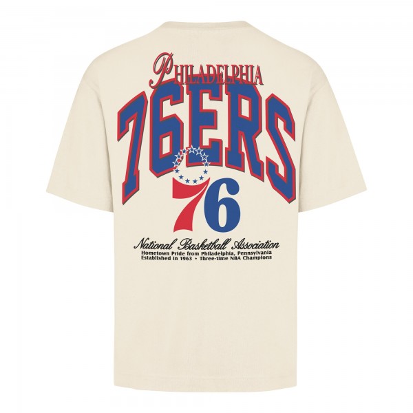 Unisex Philadelphia 76ers 47 Cream Crossover Collection Foundation Pocket T-Shirt