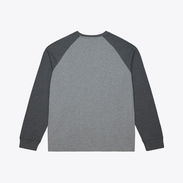 Футболка San Antonio Spurs Mitchell & Ness Heather Gray Hardwood Classics Legacy Premium Raglan
