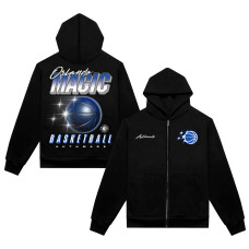 Unisex Orlando Magic Authmade Black Premium Boxy Full-Zip Hoodie