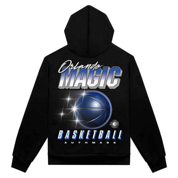 Unisex Orlando Magic Authmade Black Premium Boxy Full-Zip Hoodie