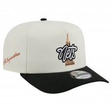 Бейсболка Brooklyn Nets New Era White/Black A-Frame 9FIFTY