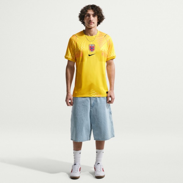 Norway National Team Nike 2026 Goalkeeper Stadium Replica Jersey - Yellow