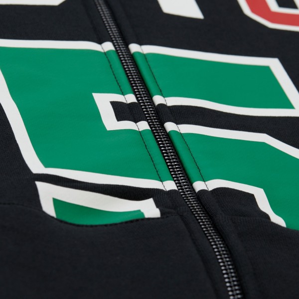 Unisex Boston Celtics Kevin Garnett Mitchell & Ness Black Hardwood Classics Maxxed Out Full-Zip Hoodie