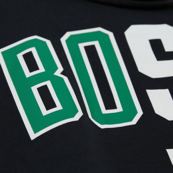 Unisex Boston Celtics Kevin Garnett Mitchell & Ness Black Hardwood Classics Maxxed Out Full-Zip Hoodie