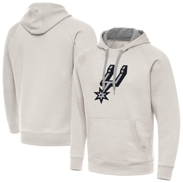 Толстовка San Antonio Spurs Antigua Cream Big Logo Victory