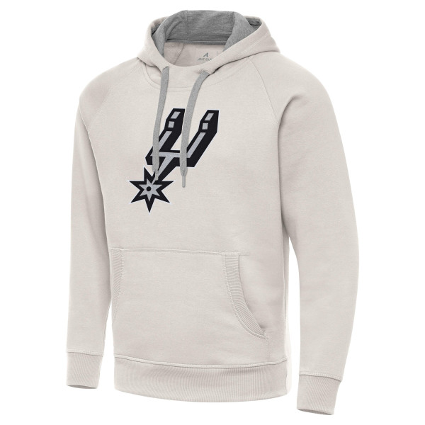 Толстовка San Antonio Spurs Antigua Cream Big Logo Victory