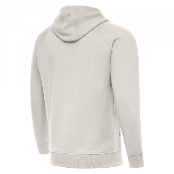 Miami Heat Antigua Cream Victory Pullover Hoodie