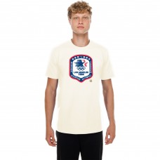 Los Angeles Dodgers x The Heritage Collection New Era Cream LA84 Summer Olympics T-Shirt