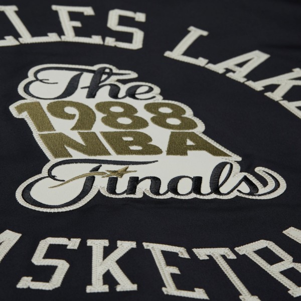 Los Angeles Lakers Mitchell & Ness Olive Clutch Satin Raglan Full-Snap Jacket