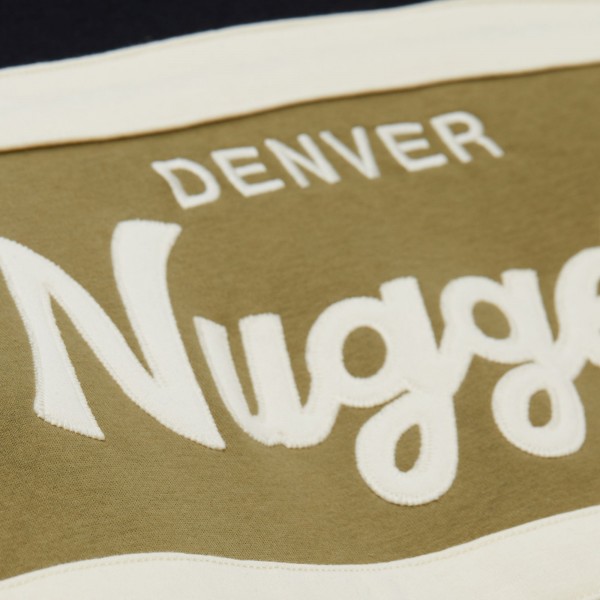 Толстовка Denver Nuggets Mitchell & Ness Olive/Black Double Clutch Head Coach