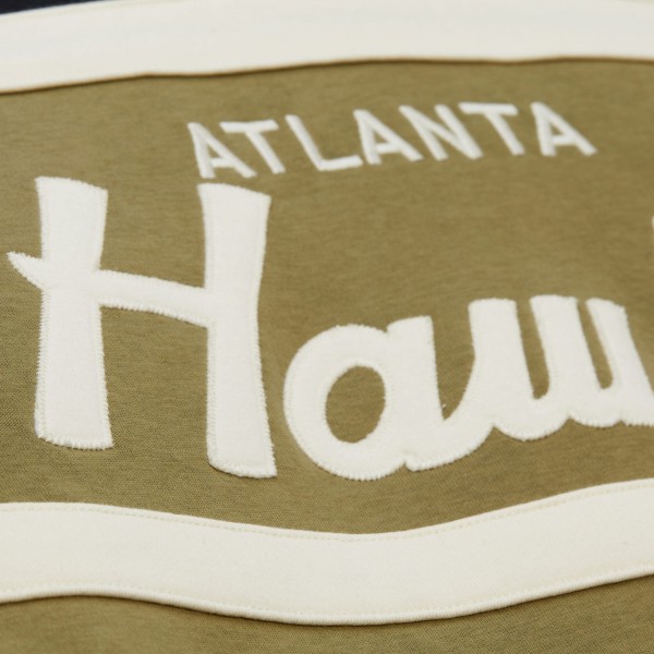 Толстовка Atlanta Hawks Mitchell & Ness Olive/Black Double Clutch Head Coach