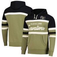 Cleveland Cavaliers Mitchell & Ness Olive/Black Double Clutch Head Coach Hoodie