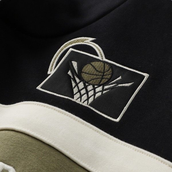 Cleveland Cavaliers Mitchell & Ness Olive/Black Double Clutch Head Coach Hoodie