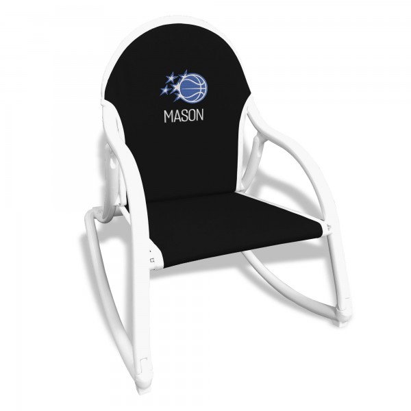 Orlando Magic Chad & Jake Black Personalized Rocking Chair