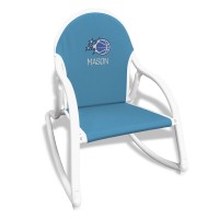 Orlando Magic Chad & Jake Light Blue Personalized Rocking Chair
