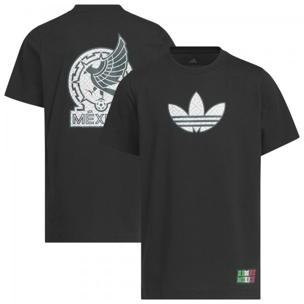 Подростковая Mexico National Team adidas 2026 Away Jersey Hook T-Shirt - Black