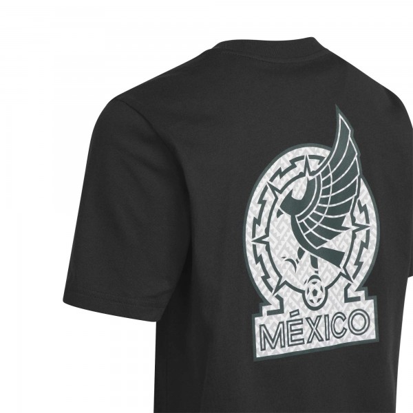Подростковая Mexico National Team adidas 2026 Away Jersey Hook T-Shirt - Black
