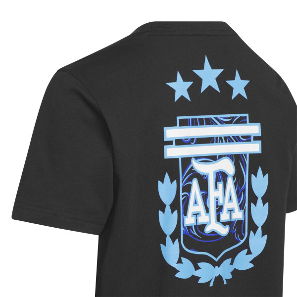 Подростковая Argentina National Team adidas 2026 Away Jersey Hook T-Shirt - Black