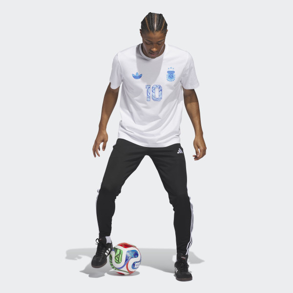 Футболка Lionel Messi Argentina National Team adidas 2026 Away Jersey Hook Name & Number - White