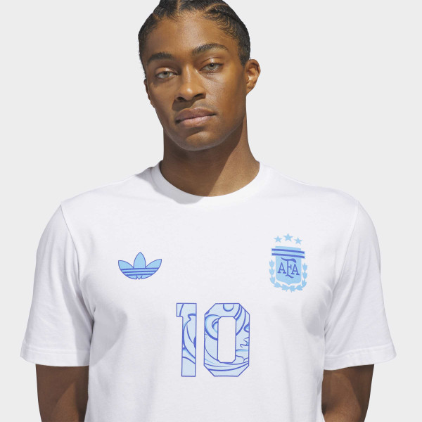 Футболка Lionel Messi Argentina National Team adidas 2026 Away Jersey Hook Name & Number - White