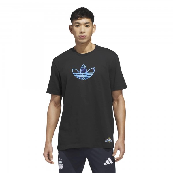 Argentina National Team adidas 2026 Away Jersey Hook T-Shirt - Black