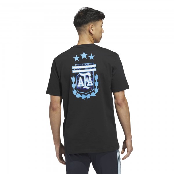 Argentina National Team adidas 2026 Away Jersey Hook T-Shirt - Black