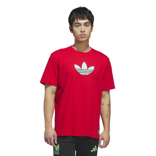 Mexico National Team adidas 2026 Away Jersey Hook T-Shirt - Red