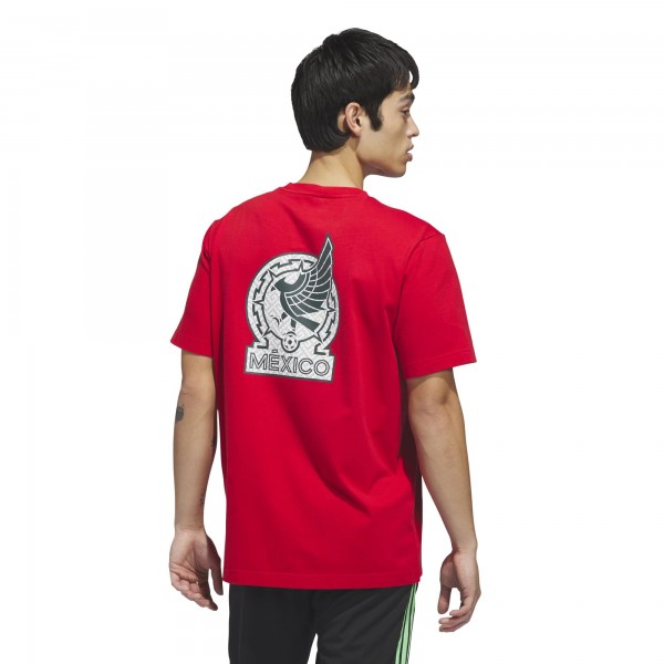Mexico National Team adidas 2026 Away Jersey Hook T-Shirt - Red