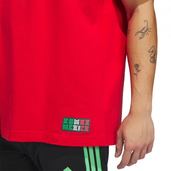 Mexico National Team adidas 2026 Away Jersey Hook T-Shirt - Red