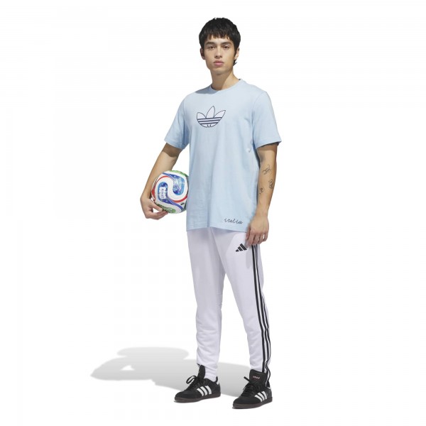 Italy National Team adidas 2026 Away Jersey Hook T-Shirt - Light Blue