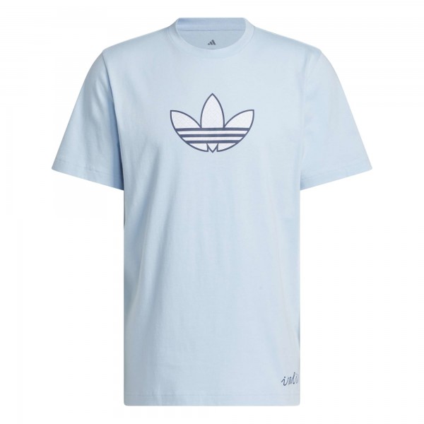 Italy National Team adidas 2026 Away Jersey Hook T-Shirt - Light Blue