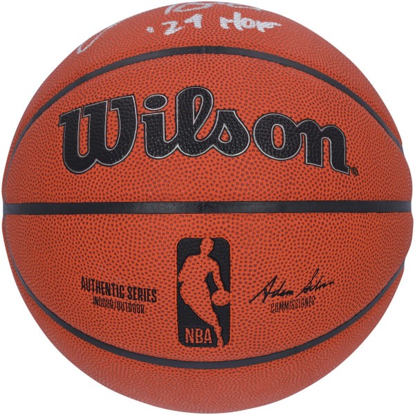 Chauncey Billups Detroit Pistons Autographed Fanatics Authentic Wilson Authentic Series Indoor/Outdoor Basketball with 24 HOF Inscription