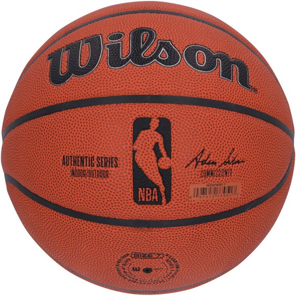 Chauncey Billups Detroit Pistons Autographed Fanatics Authentic Wilson Authentic Series Indoor/Outdoor Basketball with 04 Finals MVP Inscription