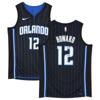 Игровая джерси Dwight Howard Orlando Magic Autographed Fanatics Authentic Black Icon Edition Nike Swingman with HOF 25 Inscription