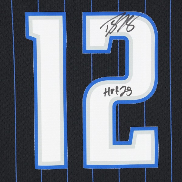 Игровая джерси Dwight Howard Orlando Magic Autographed Fanatics Authentic Black Icon Edition Nike Swingman with HOF 25 Inscription