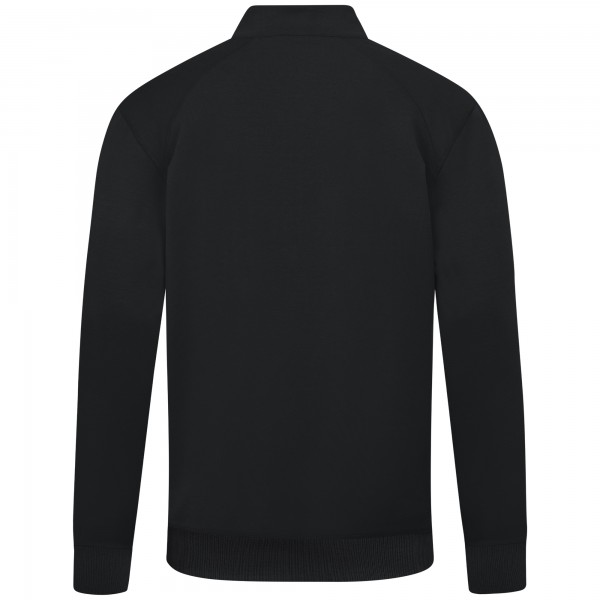 Los Angeles Dodgers Levelwear Black Upright Insignia Tri-Blend Quarter-Zip Pullover