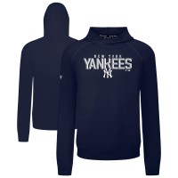 Толстовка New York Yankees Levelwear Navy Mandate Carve Tri-Blend