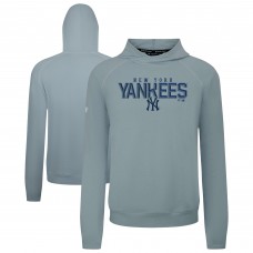 Толстовка New York Yankees Levelwear Gray Mandate Carve Tri-Blend