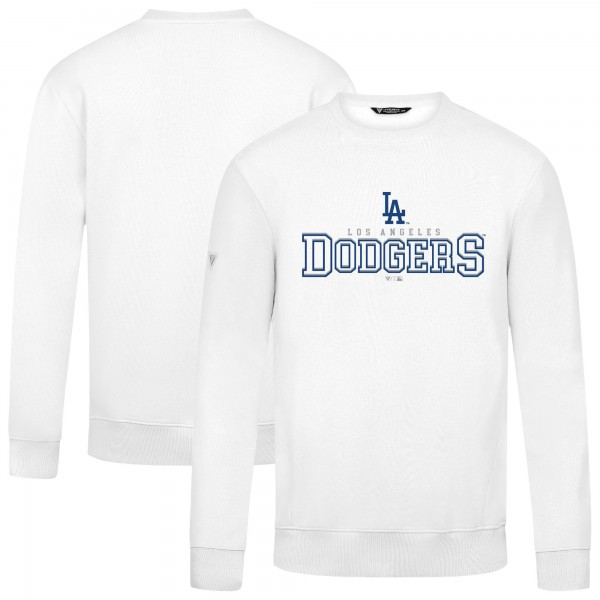 Los Angeles Dodgers Levelwear White Zane Journey Sweatshirt