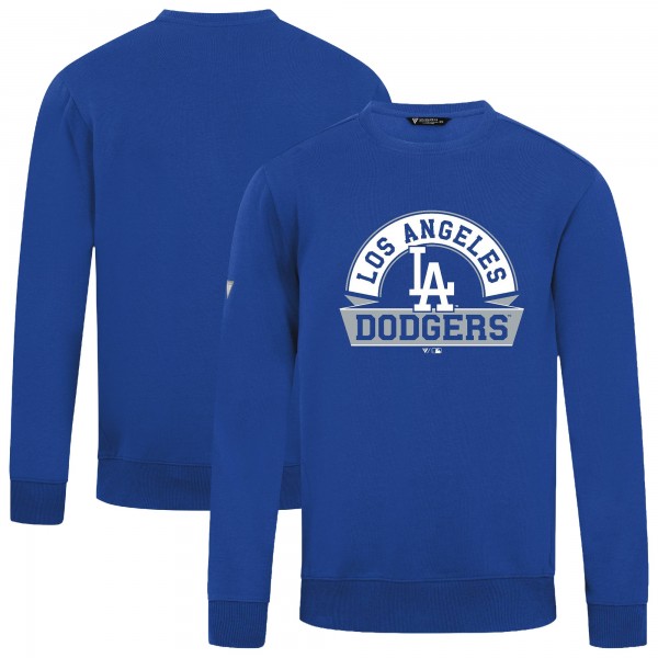 Los Angeles Dodgers Levelwear Royal Zane Banner Arch Sweatshirt