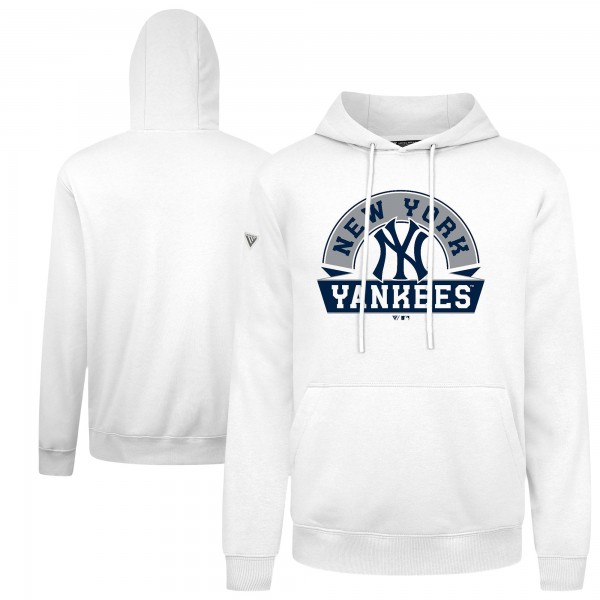 Толстовка New York Yankees Levelwear White Podium Banner Arch