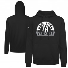 Толстовка New York Yankees Levelwear Black Podium Banner Arch
