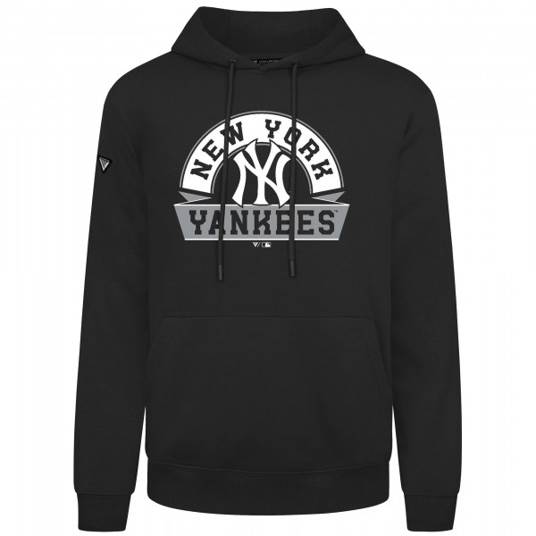 Толстовка New York Yankees Levelwear Black Podium Banner Arch