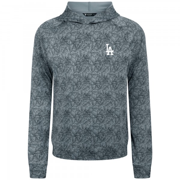 Los Angeles Dodgers Levelwear Gray Albatross Raglan Hoodie