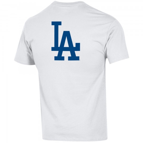 Los Angeles Dodgers Champion White 3-Hit Jersey T-Shirt