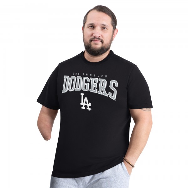 Los Angeles Dodgers G-III Sports by Carl Banks Black Adaptive Classic Team Spirit T-Shirt