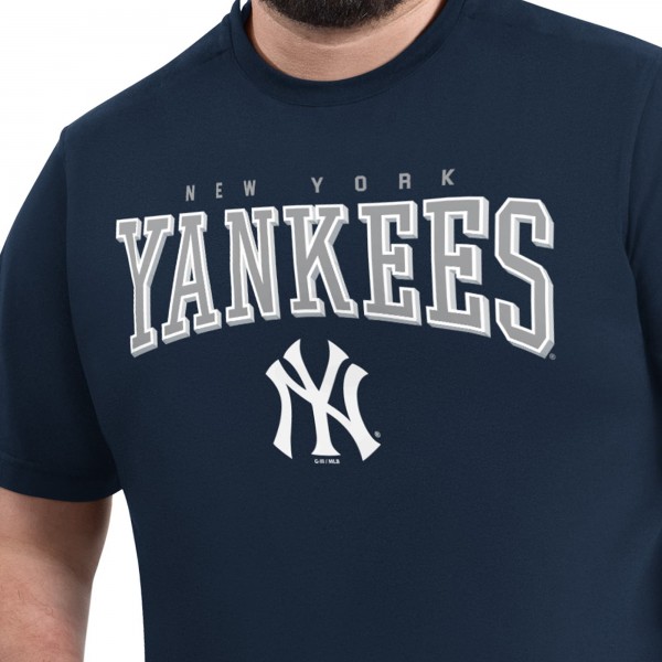 New York Yankees G-III Sports by Carl Banks Navy Adaptive Classic Team Spirit T-Shirt