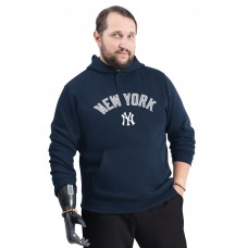 Толстовка New York Yankees G-III Sports by Carl Banks Navy Adaptive Lockup Fleece