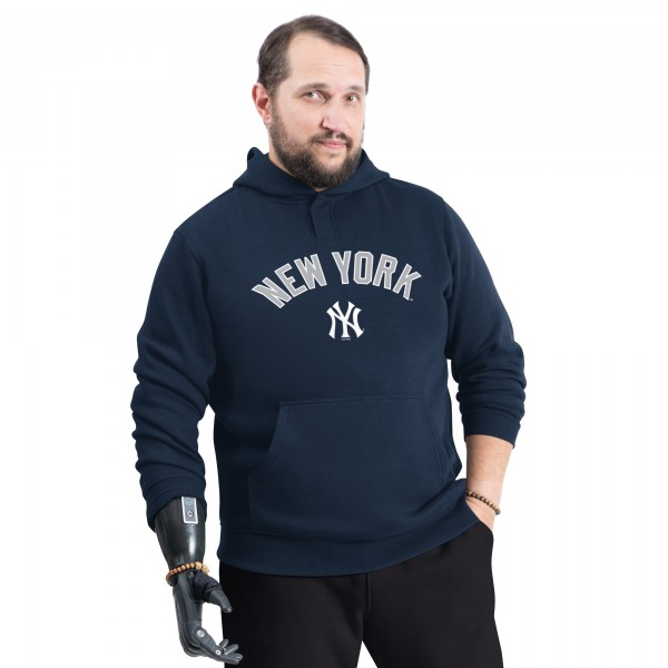 Толстовка New York Yankees G-III Sports by Carl Banks Navy Adaptive Lockup Fleece