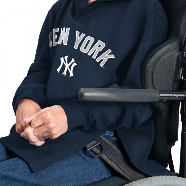 Толстовка New York Yankees G-III Sports by Carl Banks Navy Adaptive Lockup Fleece